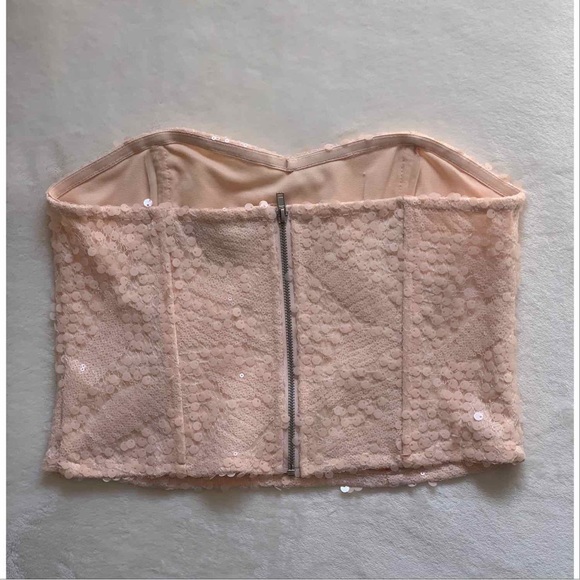 Forever 21 Sequin Corset Top - Picture 2 of 2